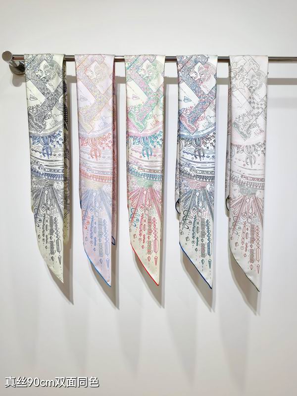 Hermes Silk Scarf 90X90cm E052517